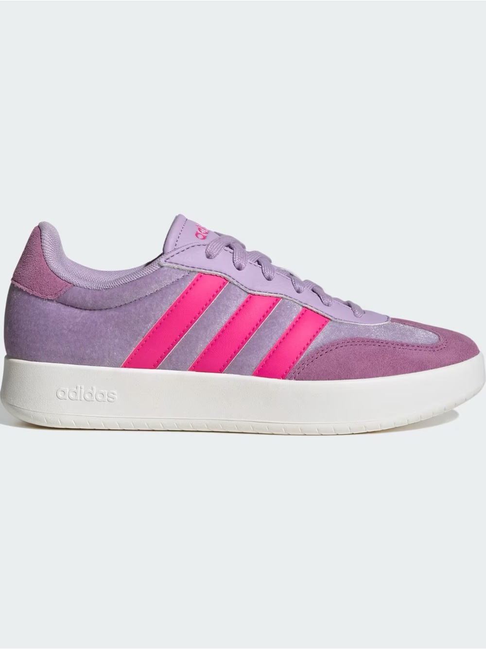 Adidas Women’s Lavender and Hot Pink Suede Barreda 8.5